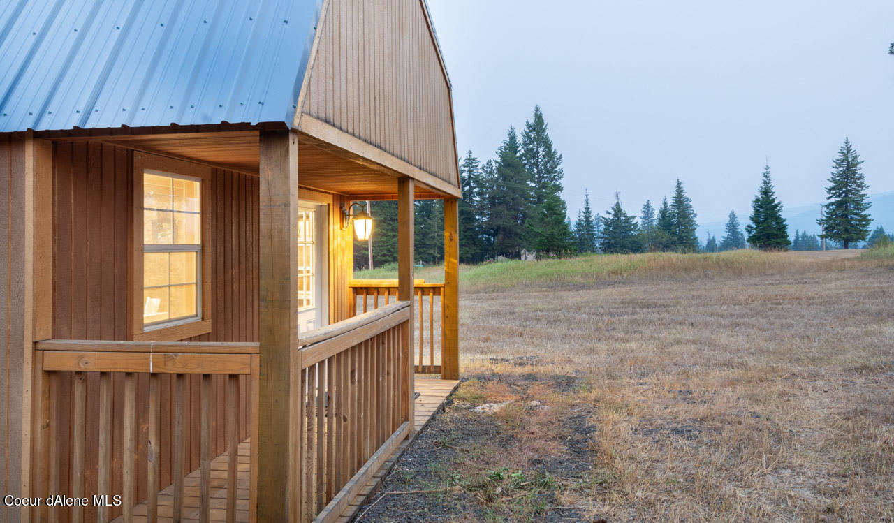 Porch on 14 x 36 Workshop