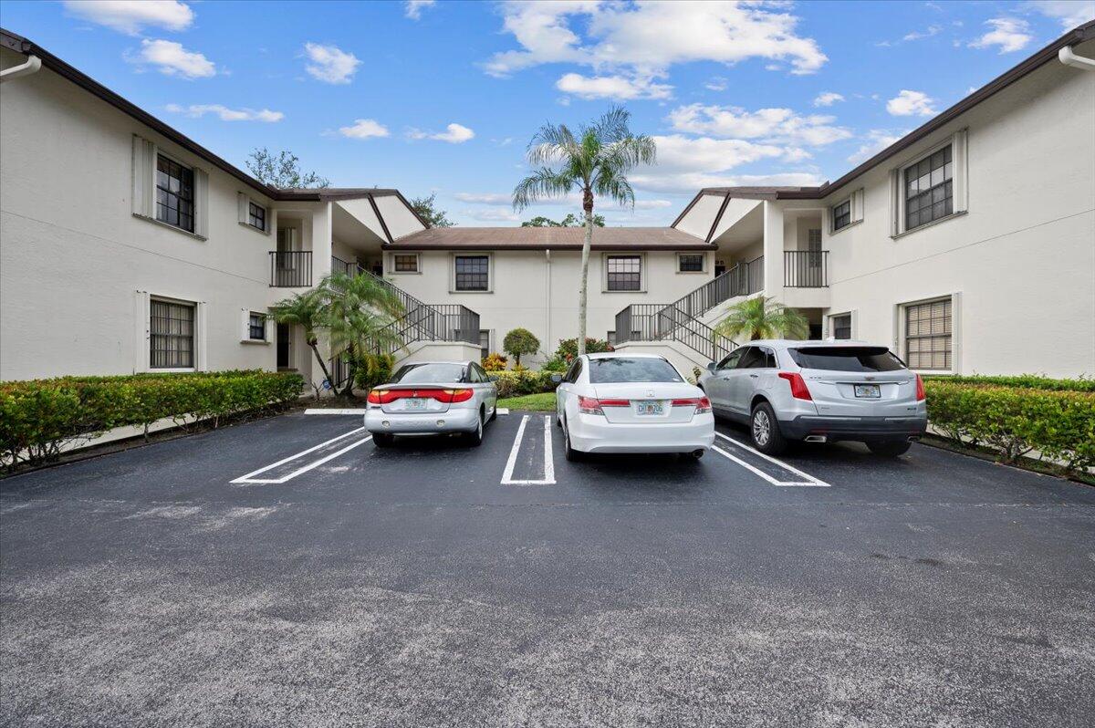 a view of a car garage