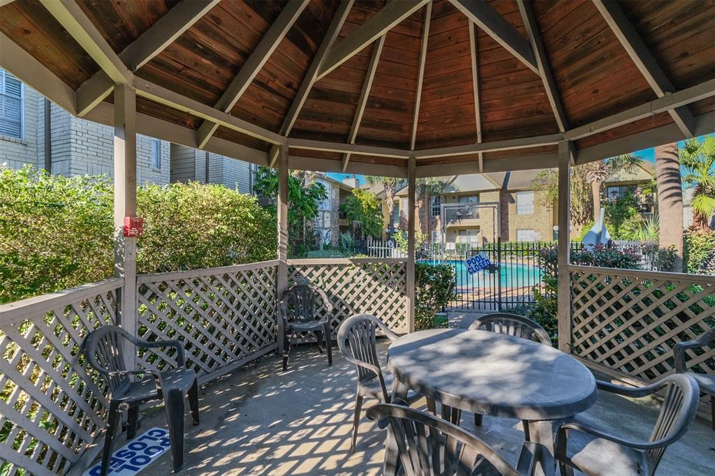 a outdoor space with furniture