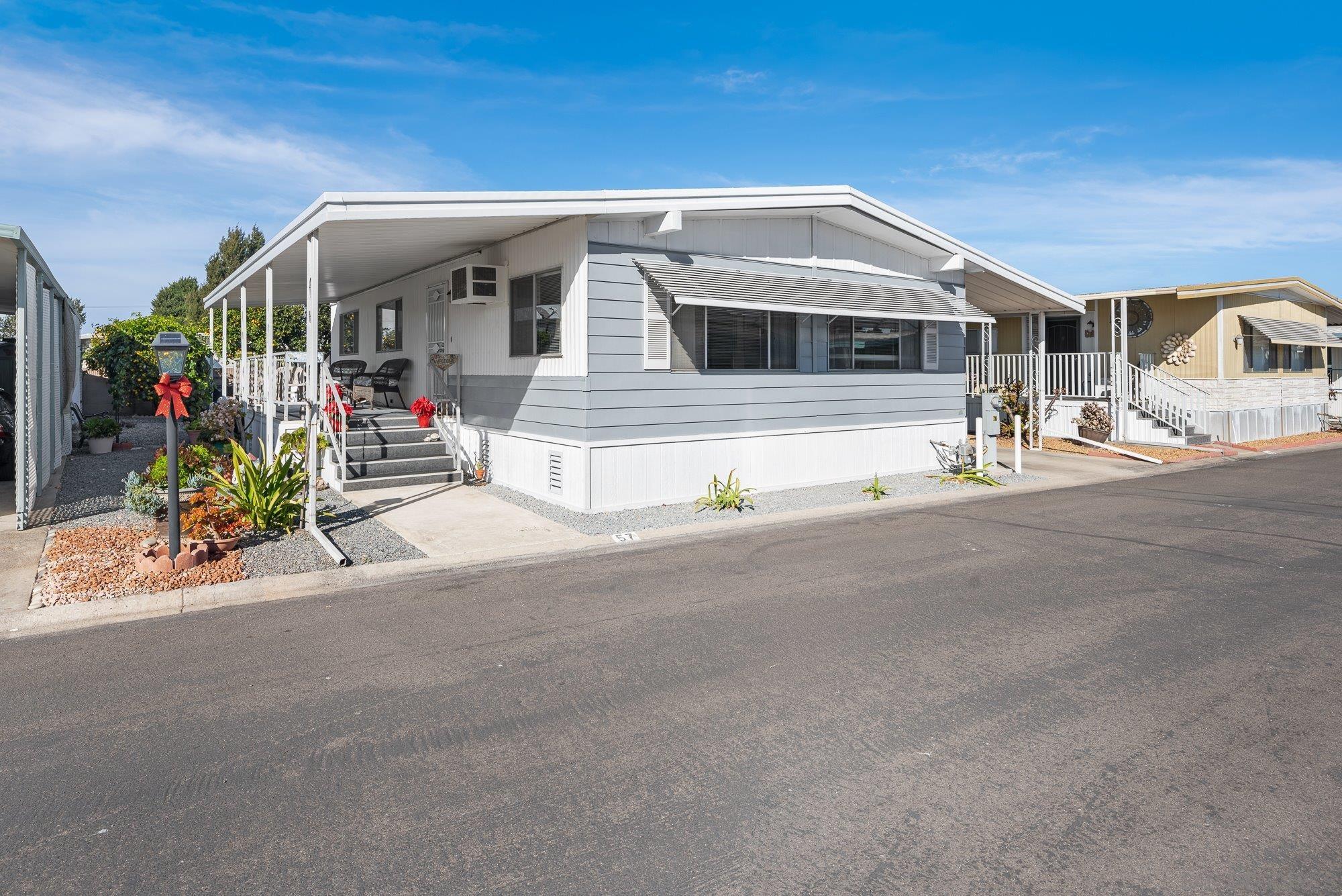 a view of a house with a outdoor space