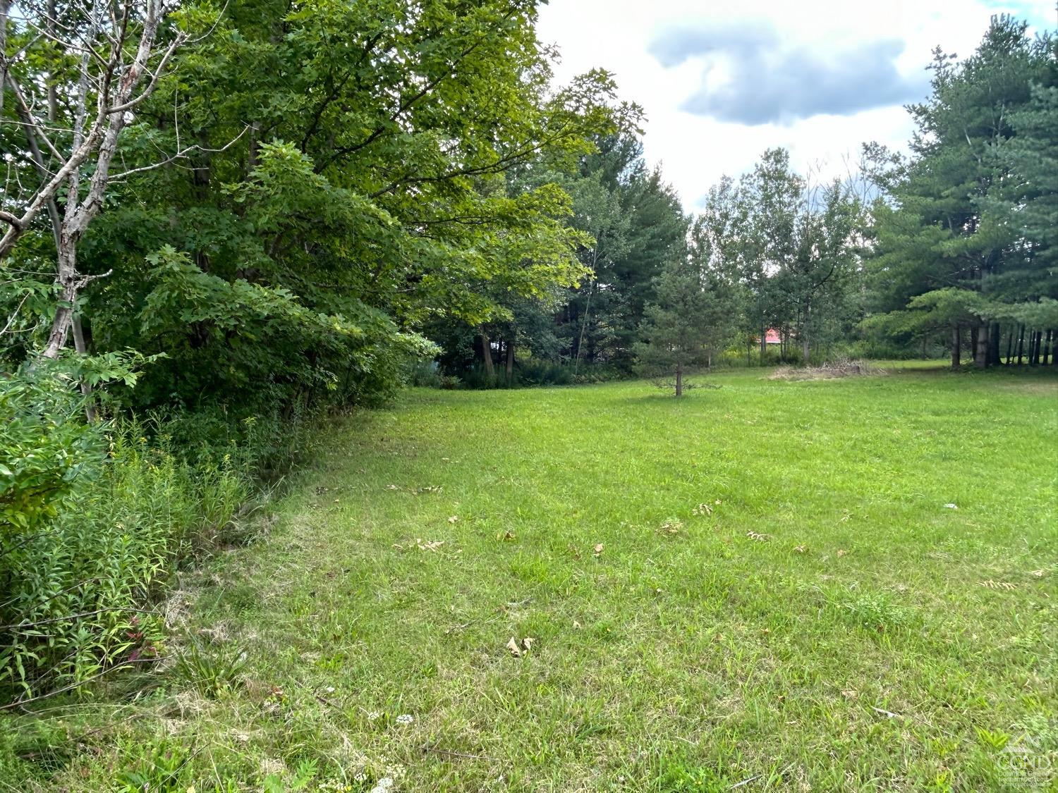 a view of an outdoor space and a yard