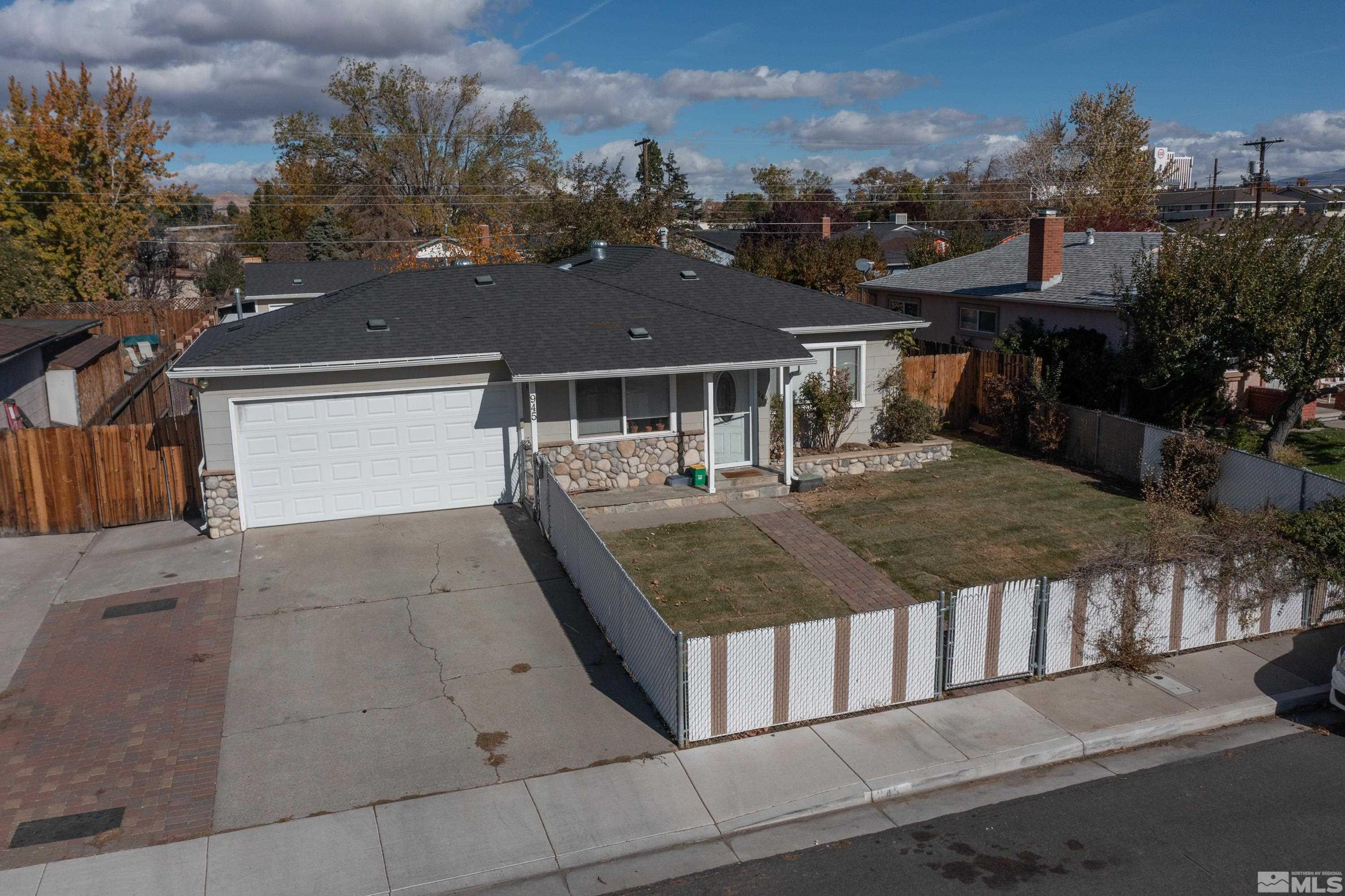 a view of a house with a patio