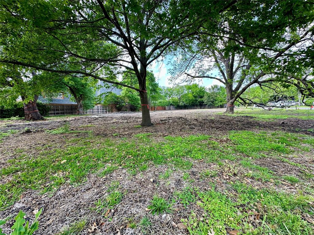 a view of backyard with green space