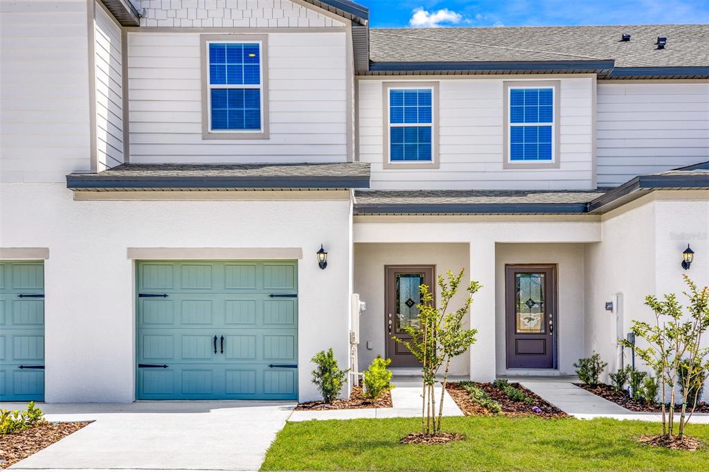 a view of a entryway front of house