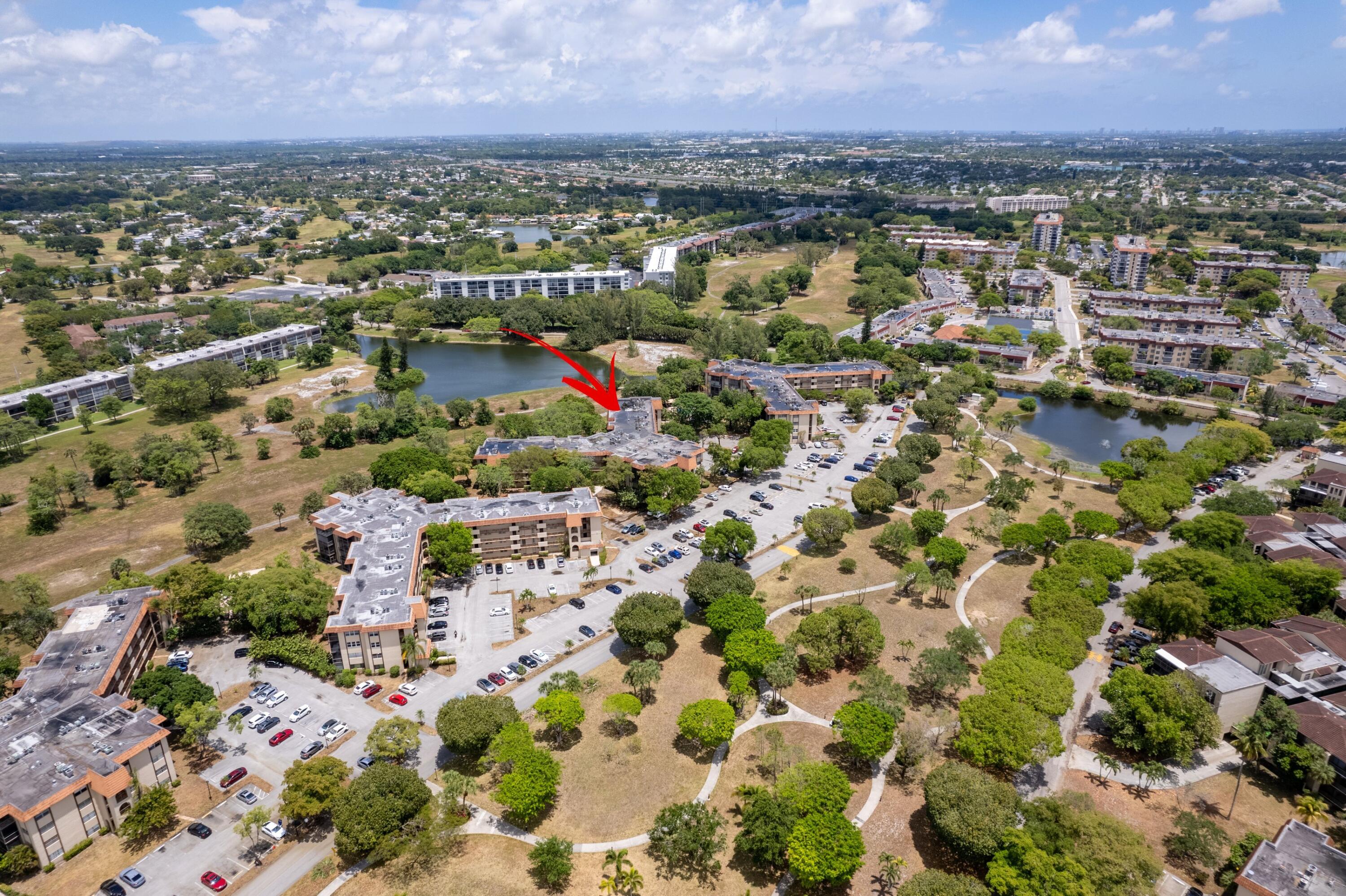 an aerial view of a city with lots of residential buildings