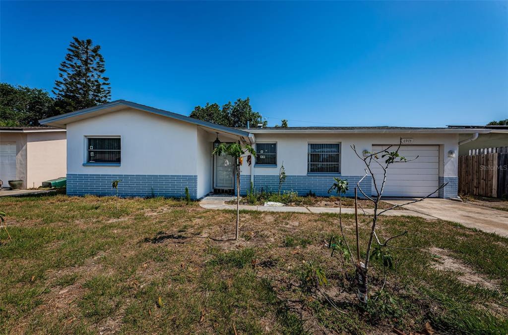 a house with a yard