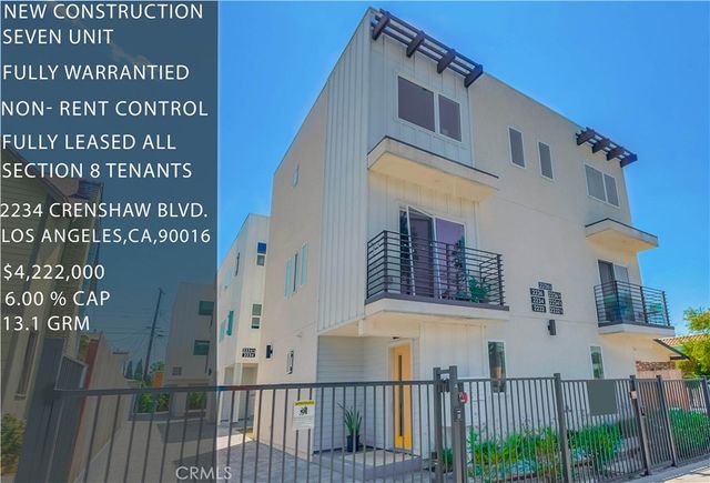 $4,222,000 | 2234 Crenshaw Boulevard | Mid-City