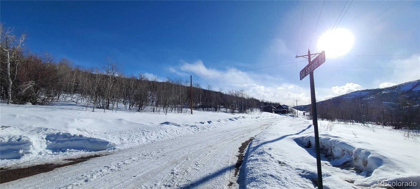 a view of a snow on the beach