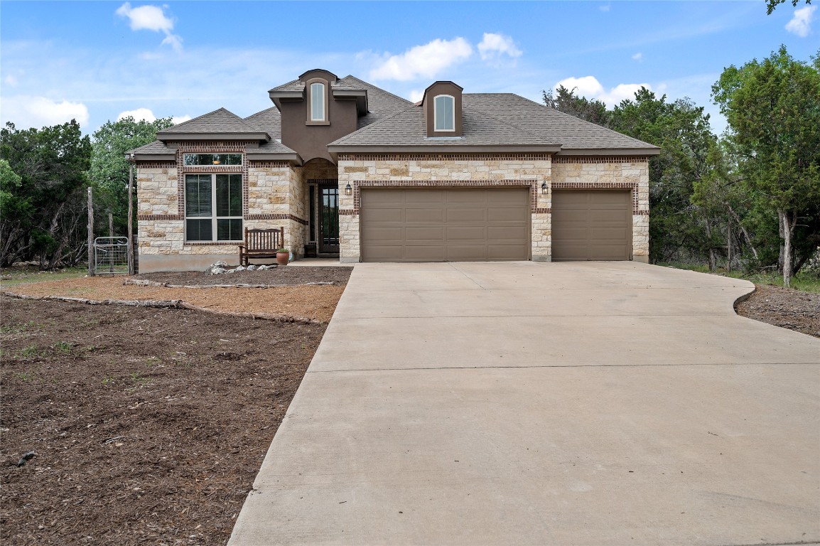 front view of house with a yard