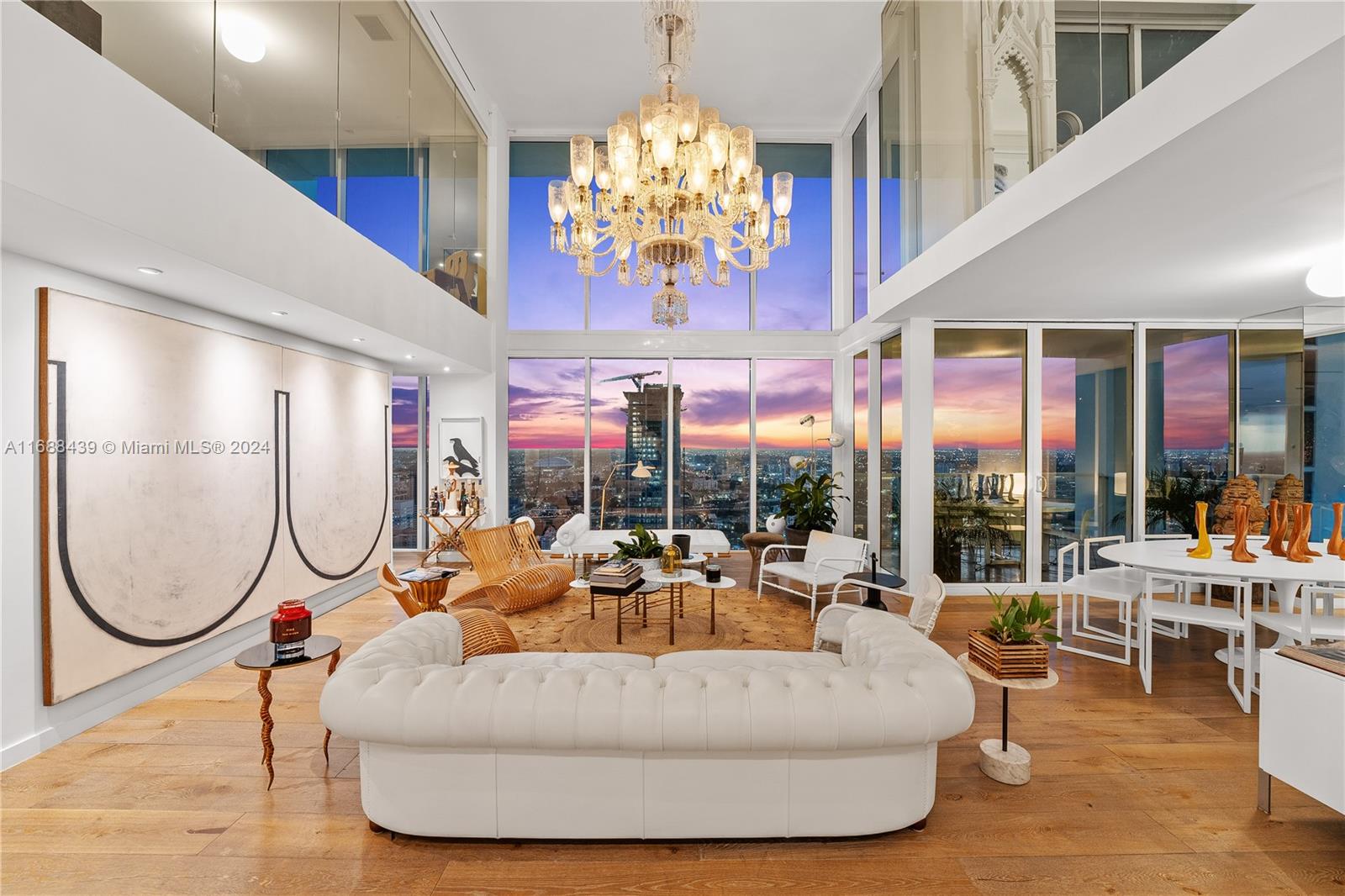 a very nice looking living room with a large window