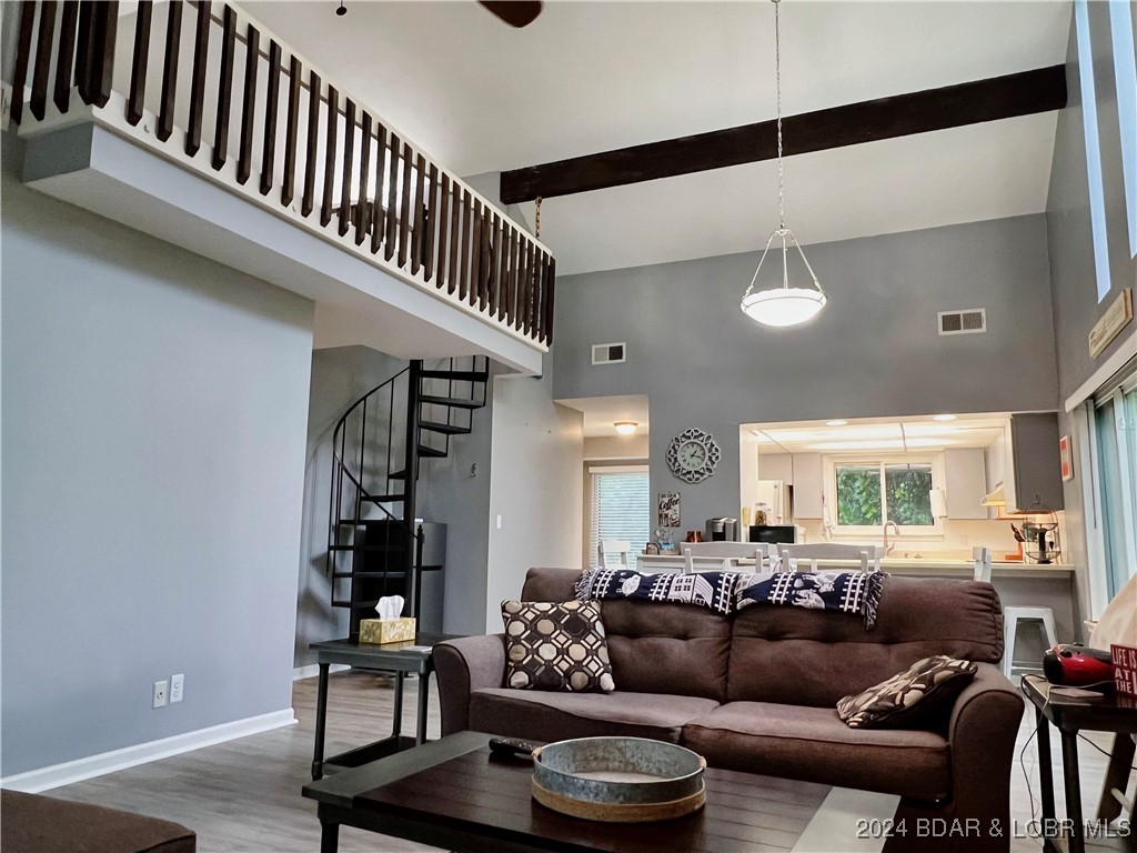 Open floor plan for easy entertaining.