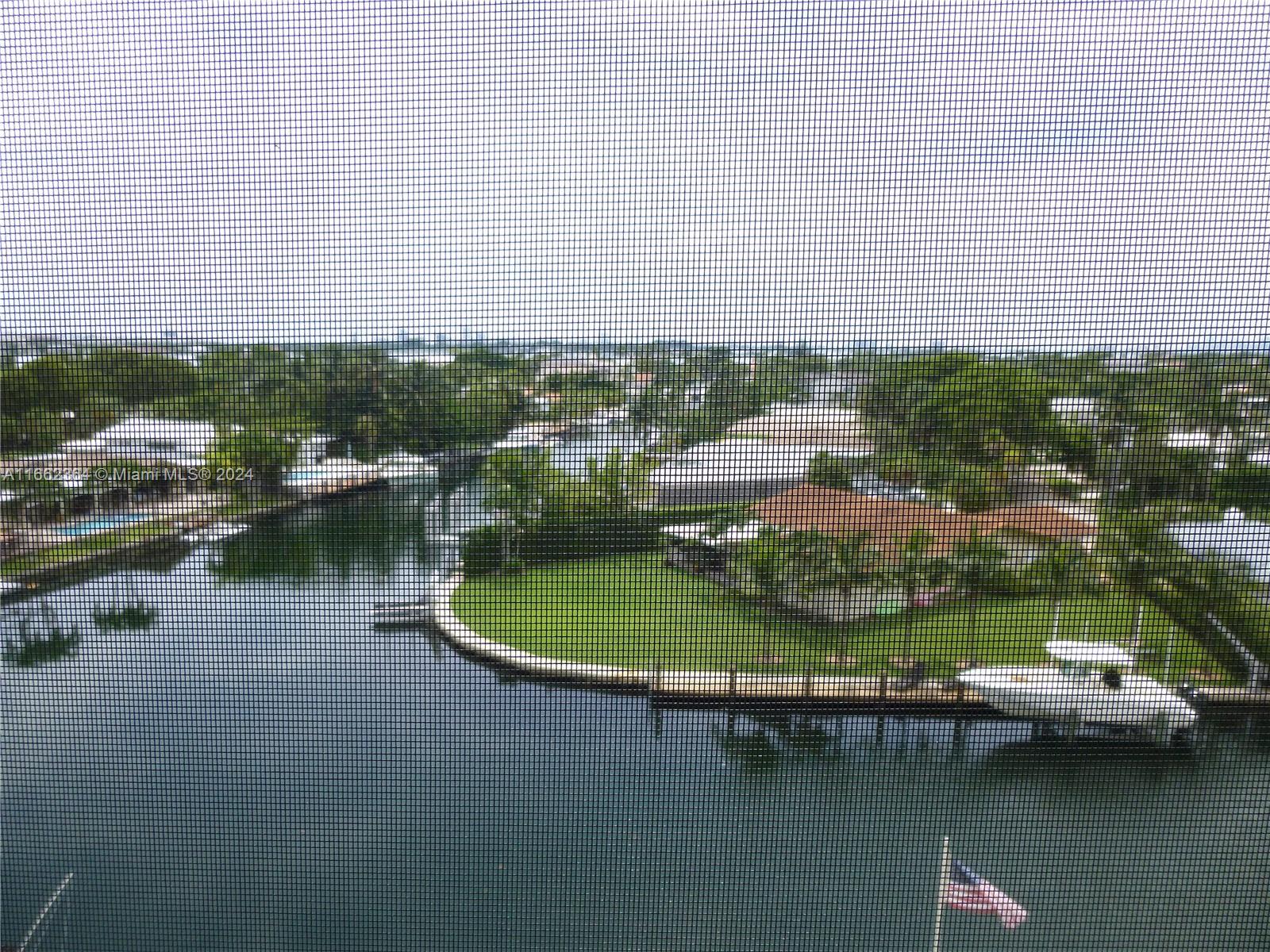 a view of a lake with houses