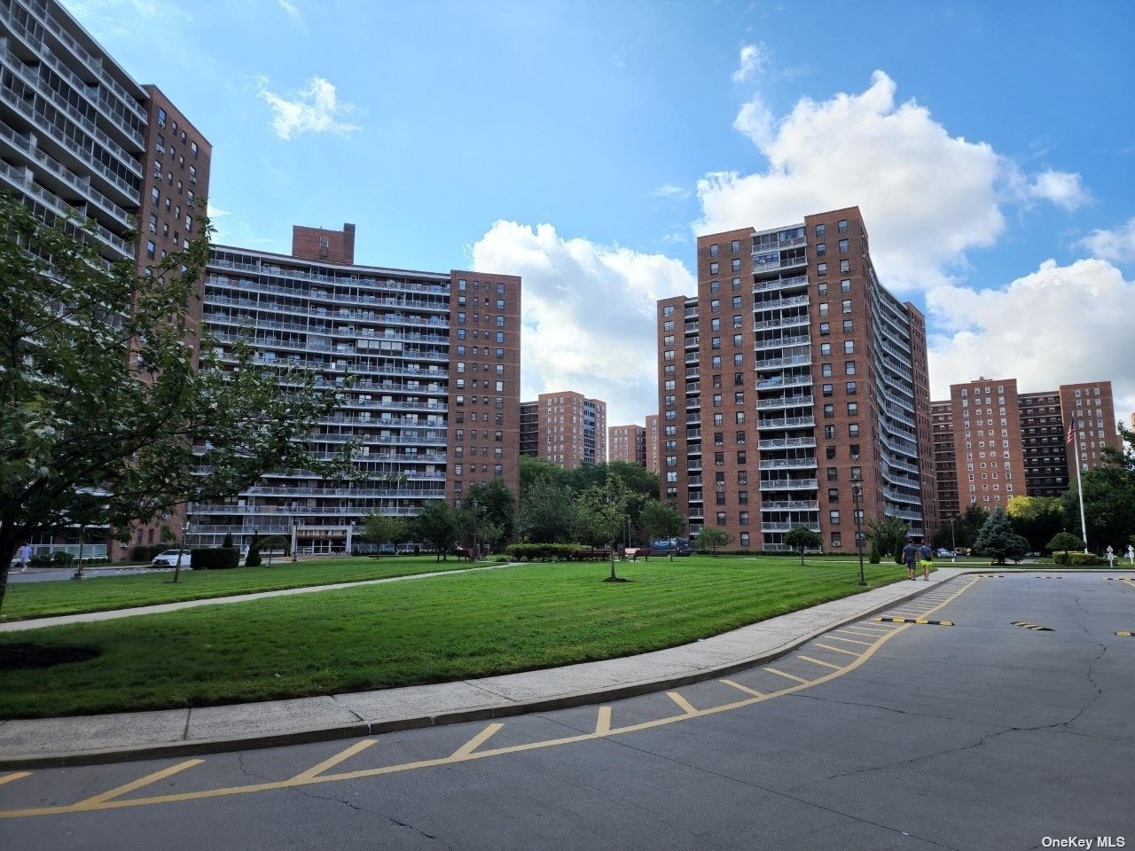 a view of a multi story building