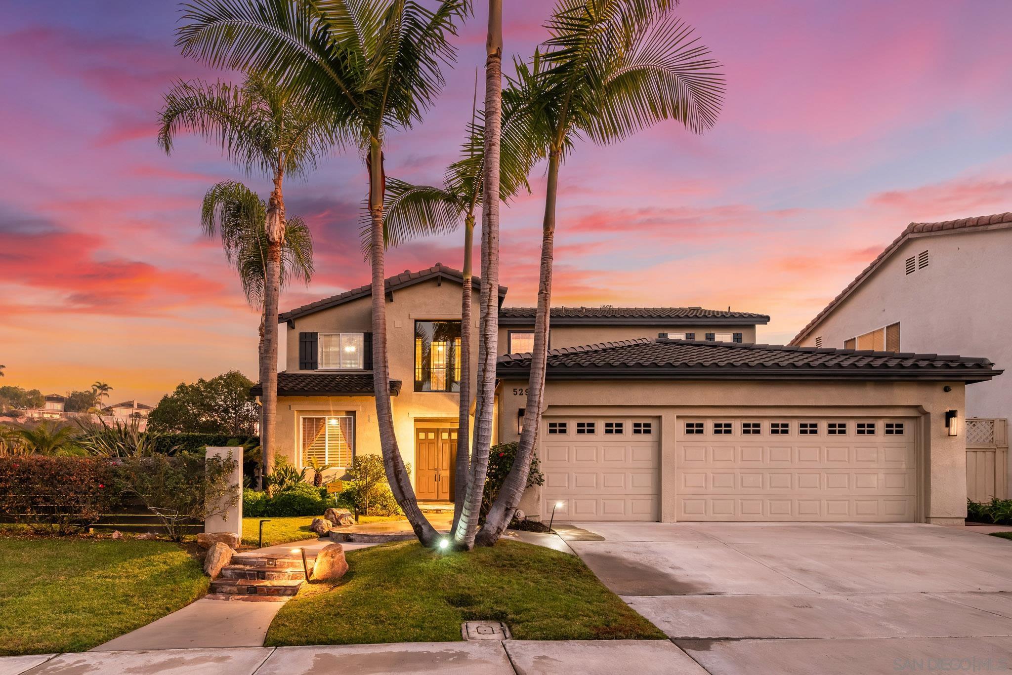 a view of a house with a patio