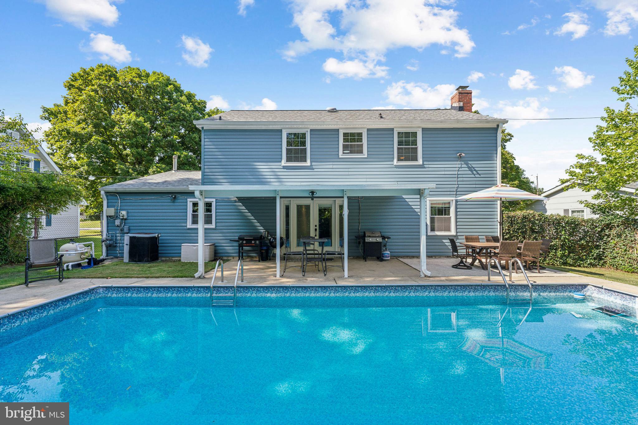 Backyard with Swimming Pool