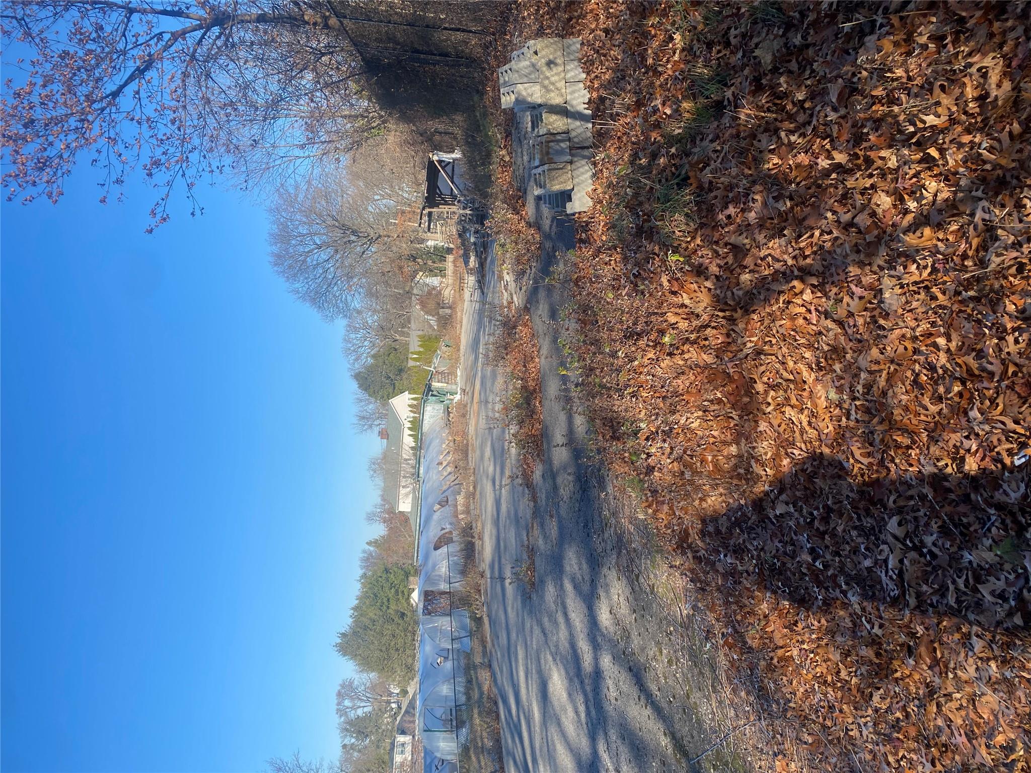 View of yard facing Northwest