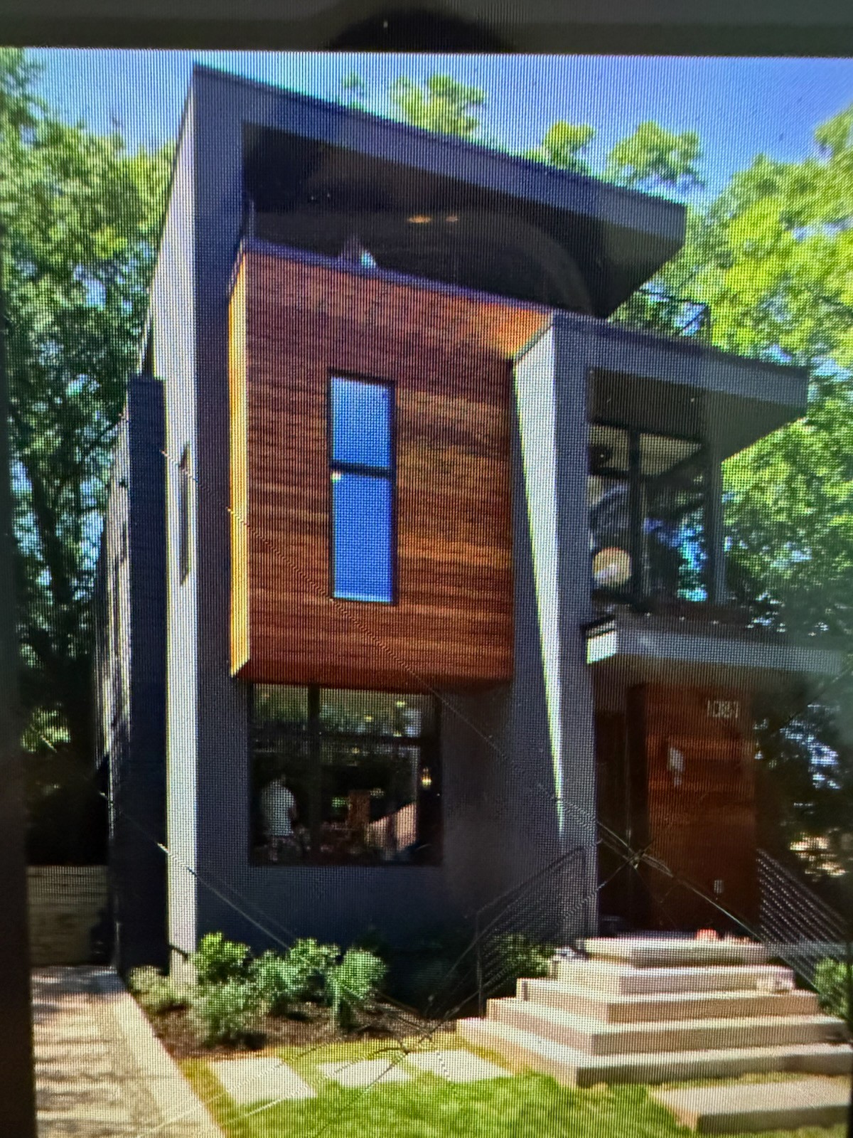 Perfect for an ON TREND BUILD-Modern Loft Style w/ Dark Exterior + Cedar Accents*This Adorable Loft is not on the Property-just a Vision for this Setting