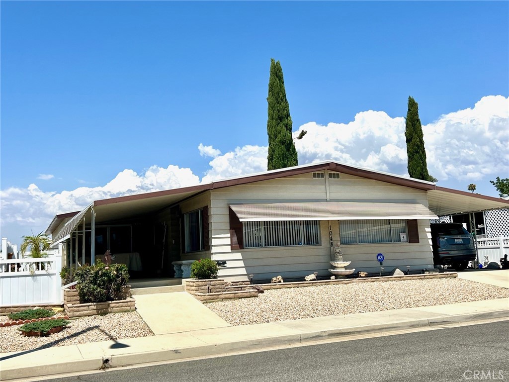 front view of a house with a street