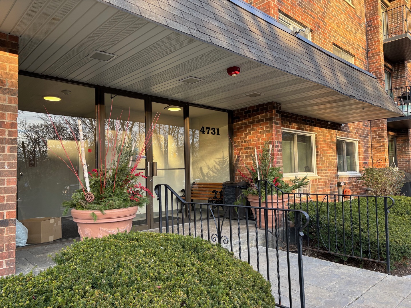 a house view with a seating space and garden view