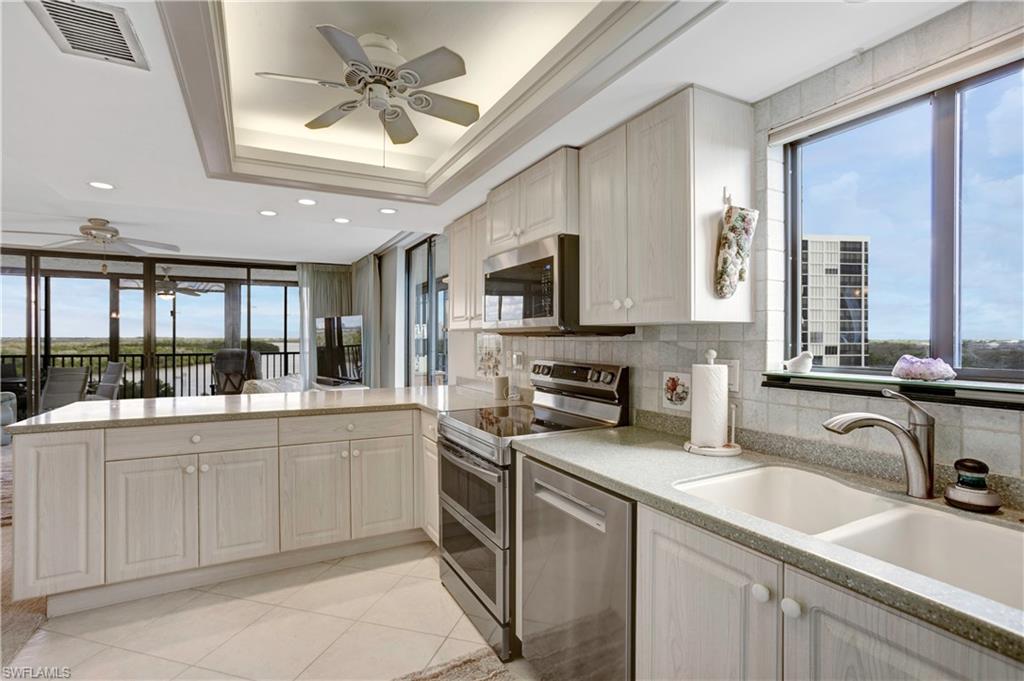 Kitchen reconfigured to allow the maximum views