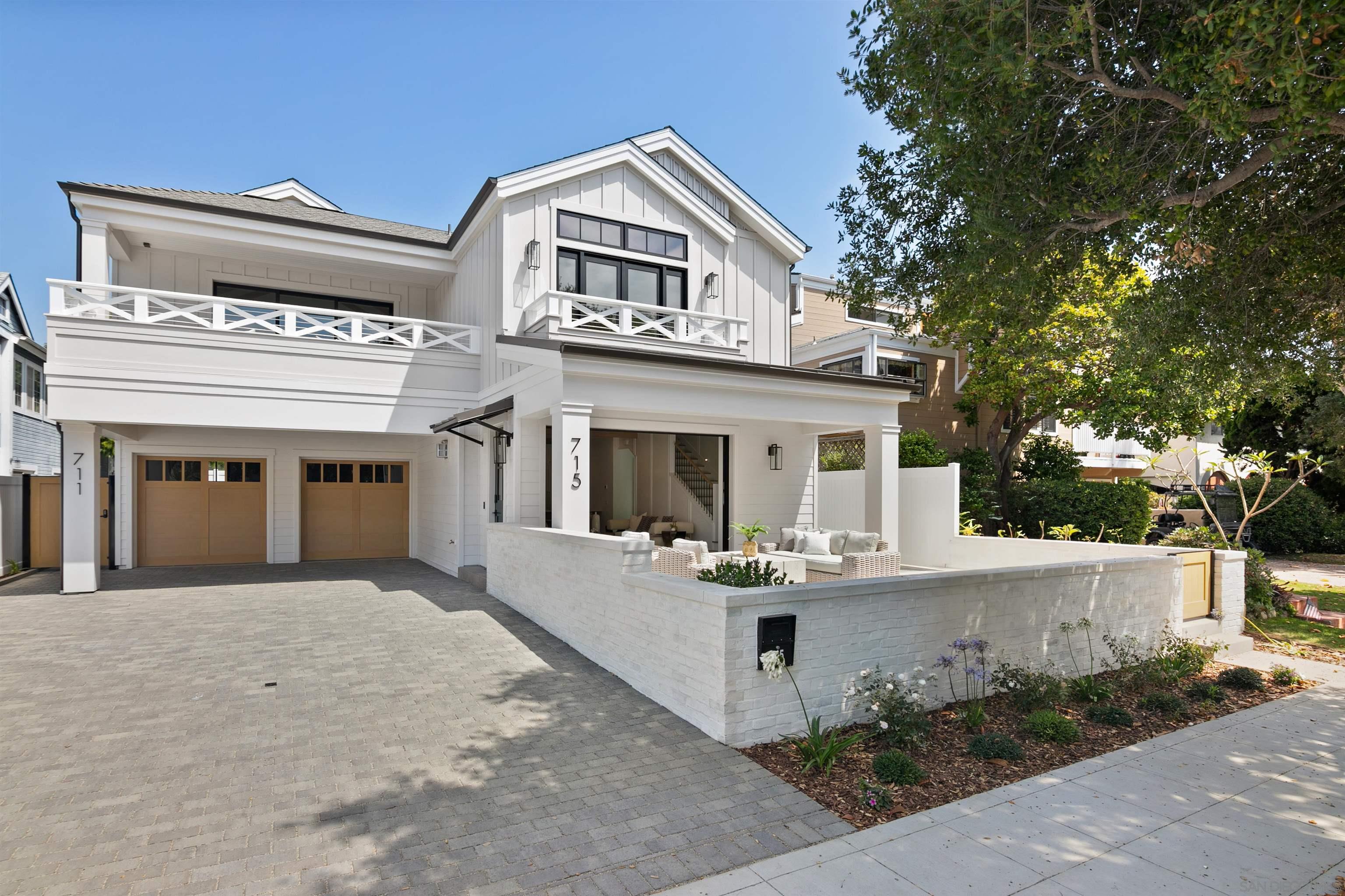 front view of a house with a porch