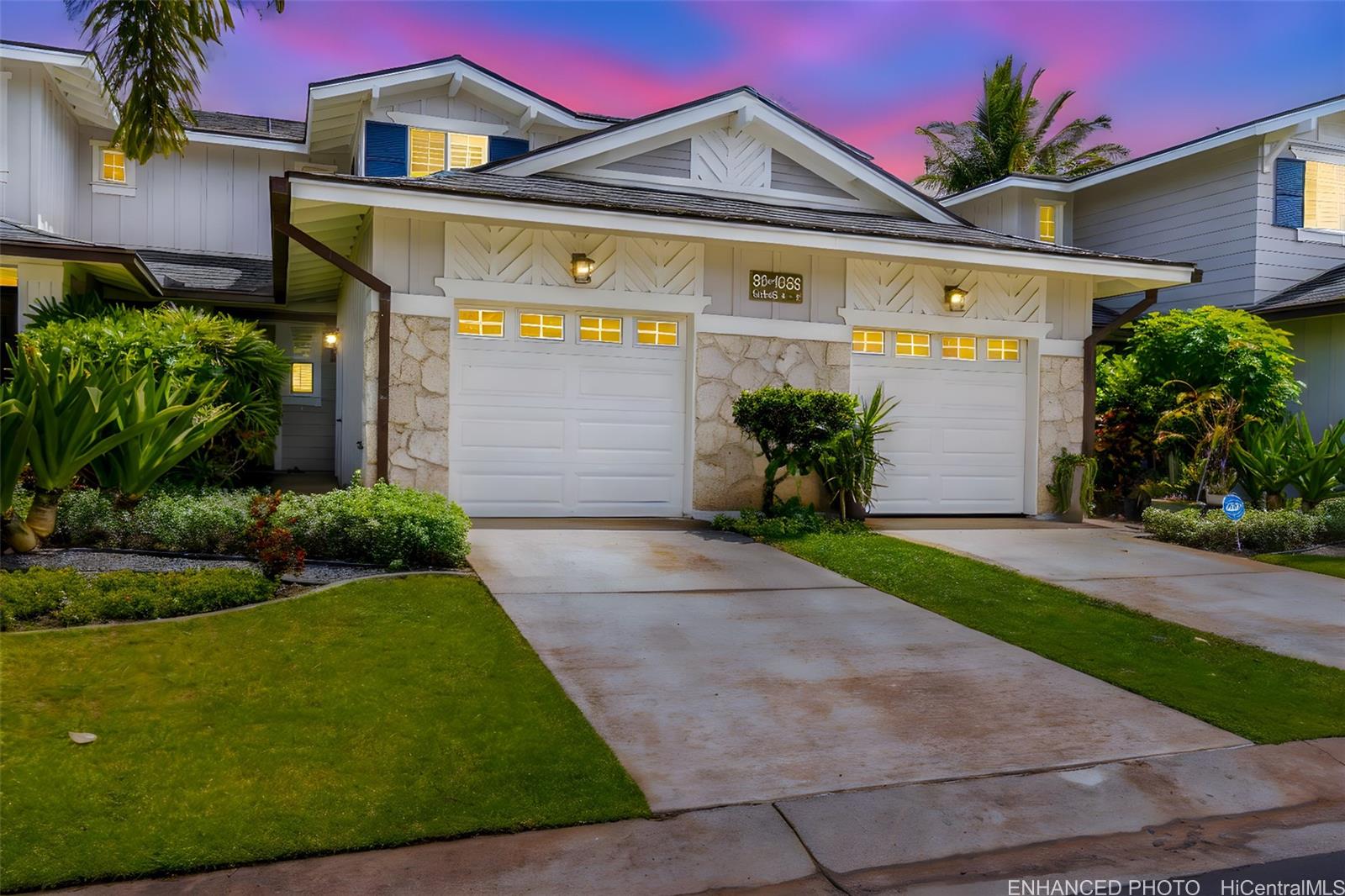 a front view of house with yard