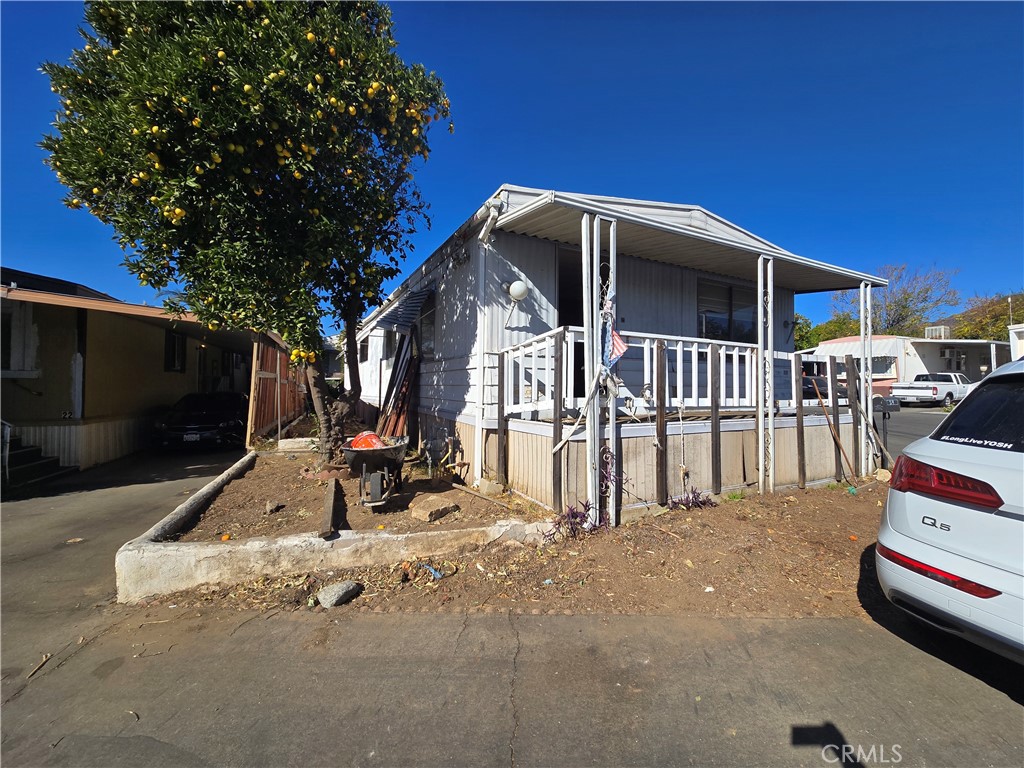 a view of outdoor space and porch