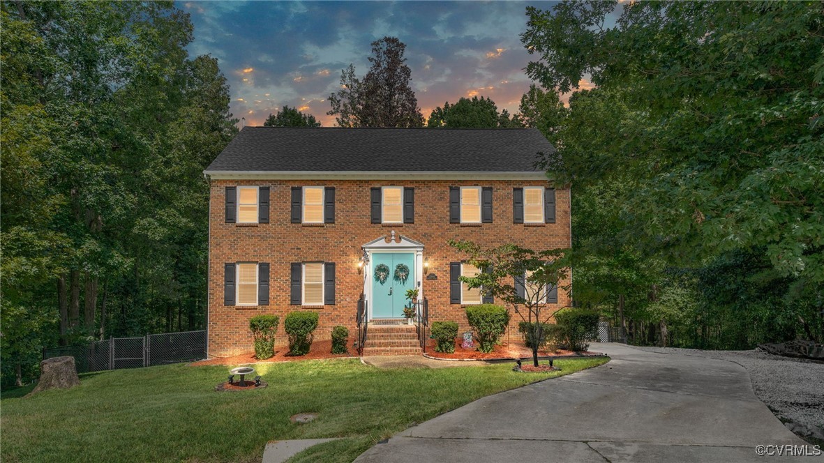 front view of house with a yard