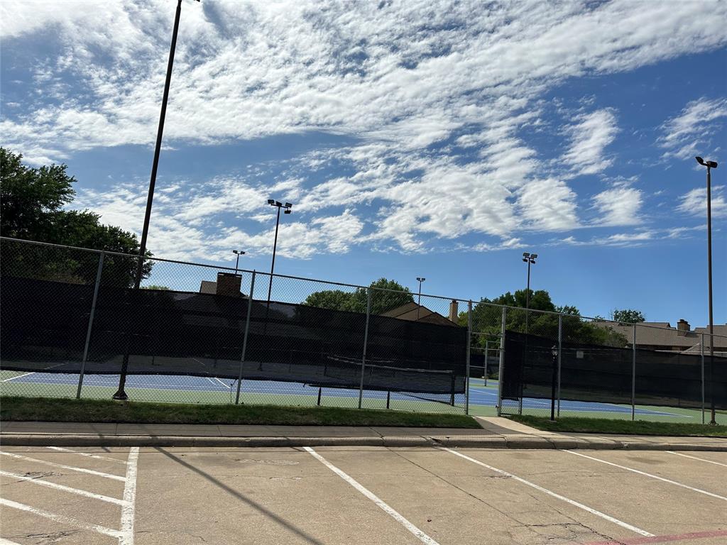 a view of a tennis court