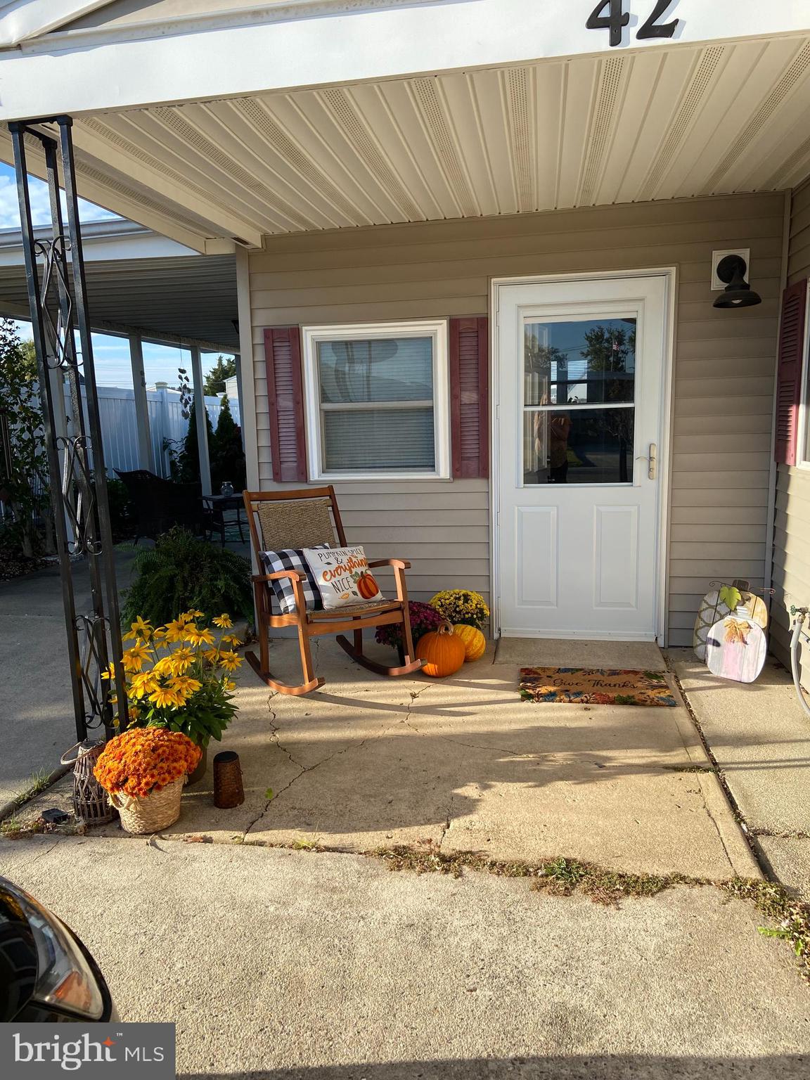 a view of a house with a patio