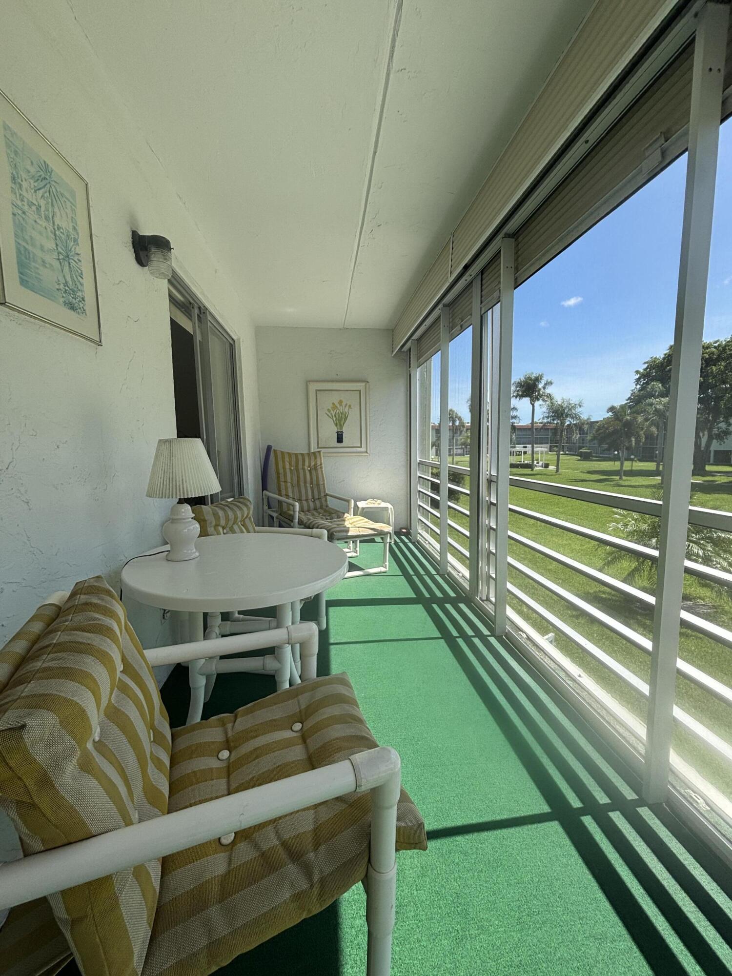 Screened patio