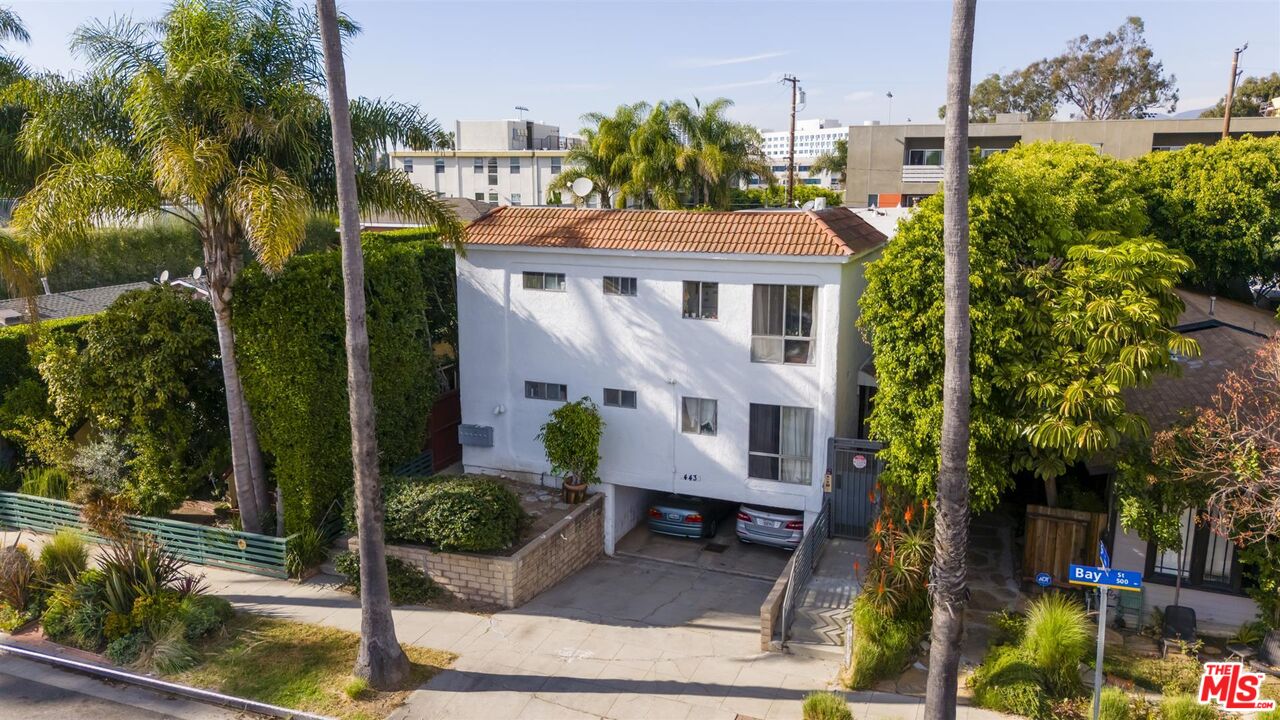 a view of a house with a garden