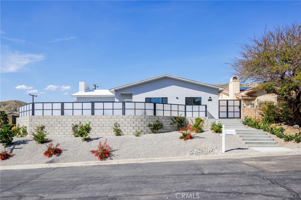 a view of a house with a outdoor space