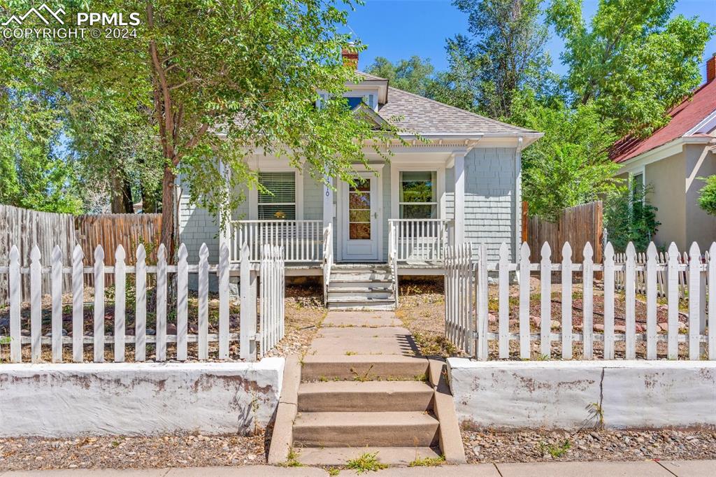 front view of a house