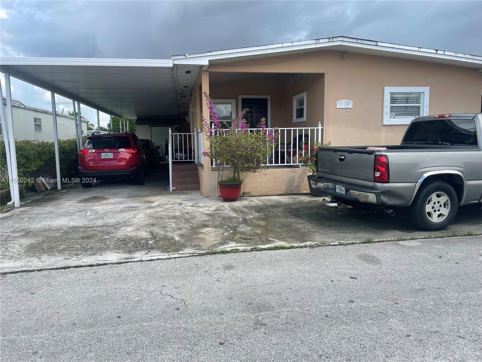 a view of a car garage