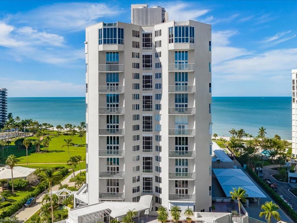 View of property with gulf and bay views