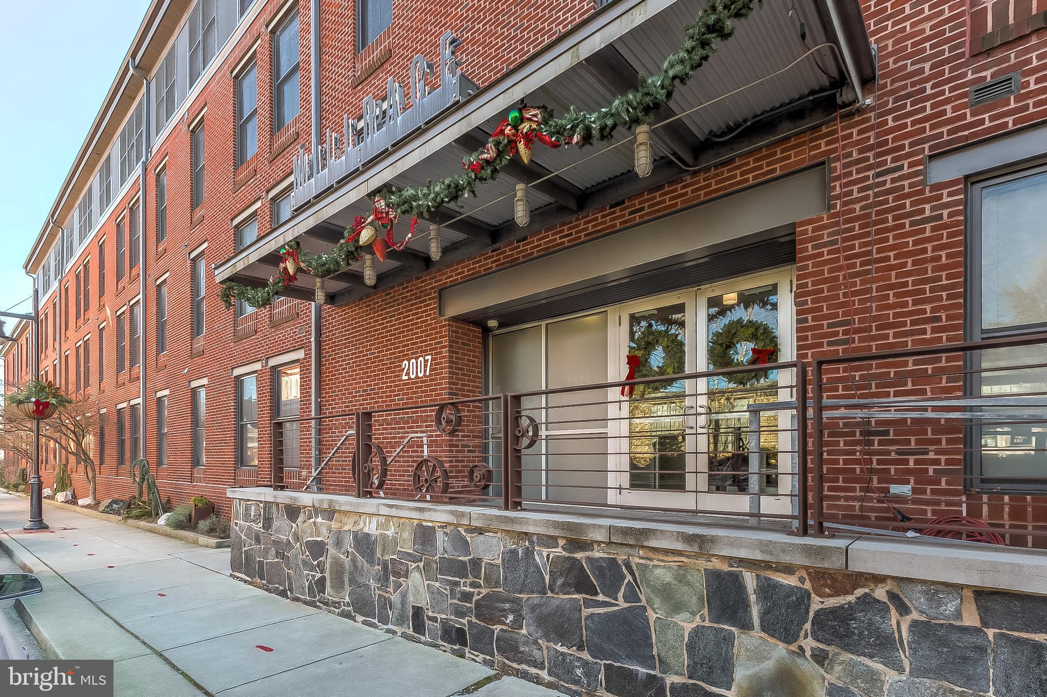 Front Entrance to Mill Race Building