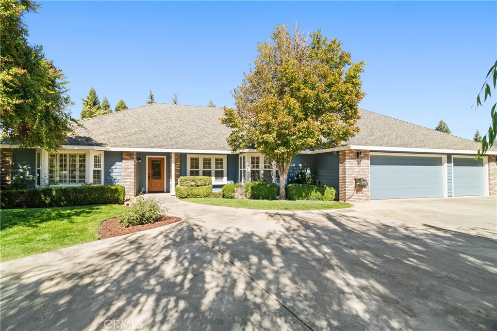 front view of a house and a yard