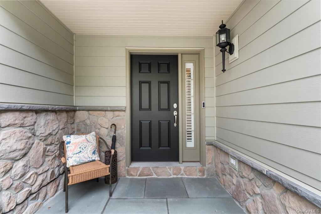 a view of a entryway door of the house