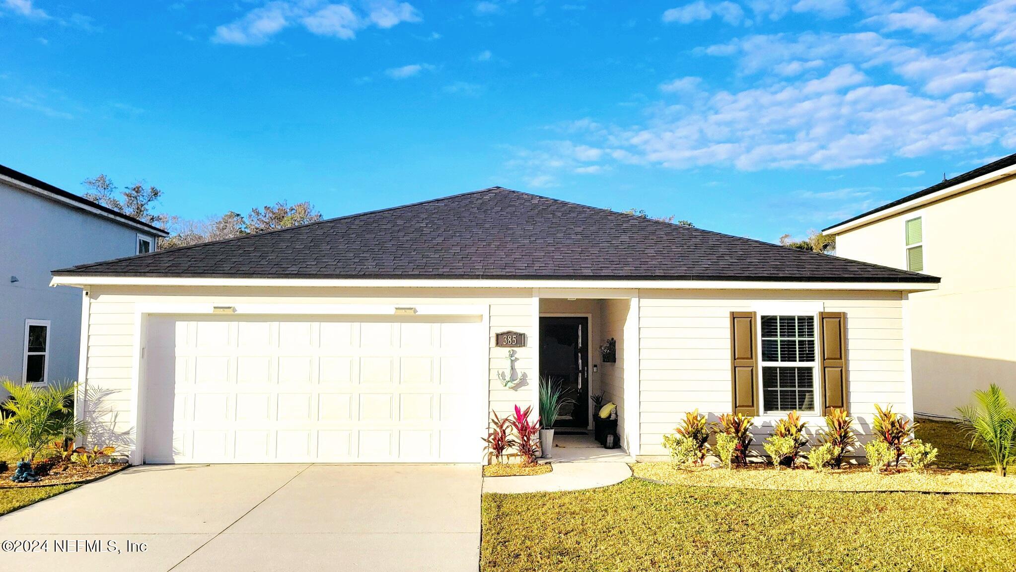 a house view with a outdoor space