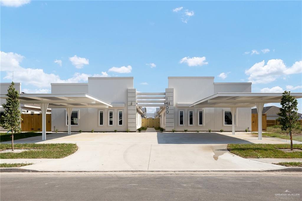 a view of a building with street