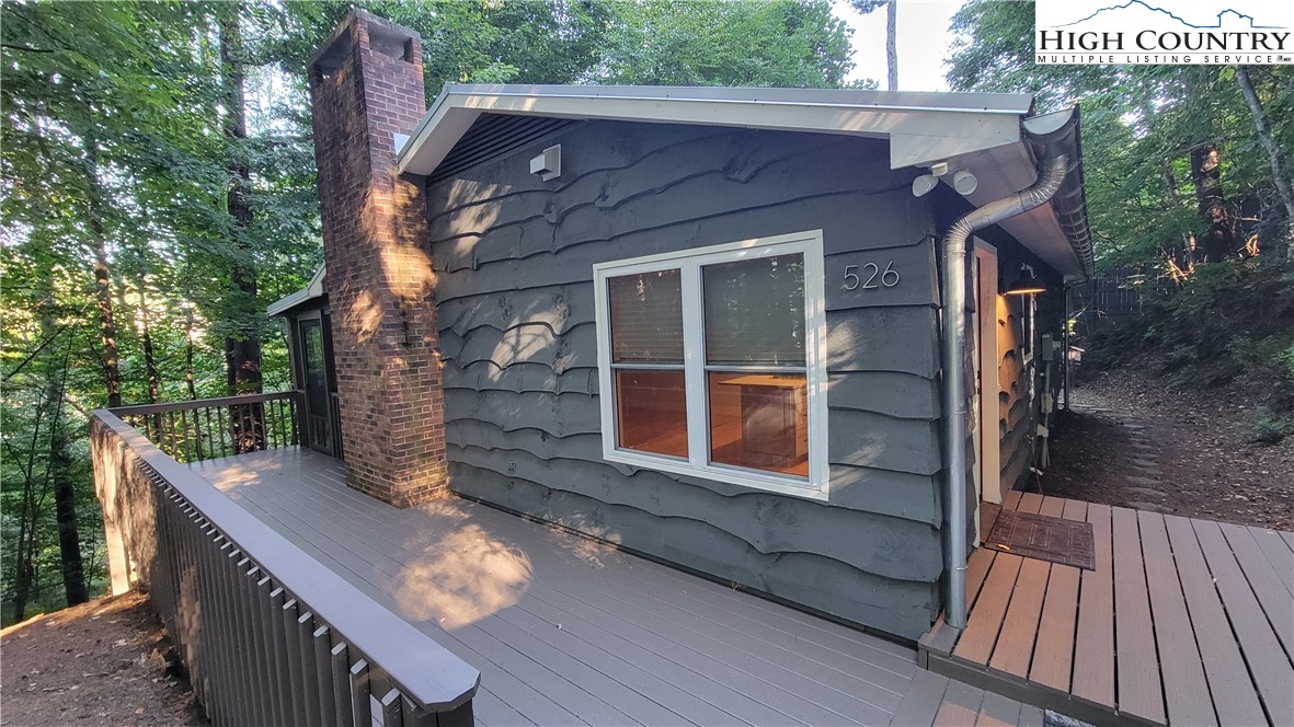 a view of a house with a door