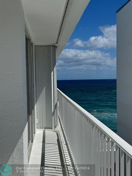 a view of balcony