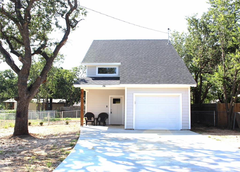 a house view with a outdoor space