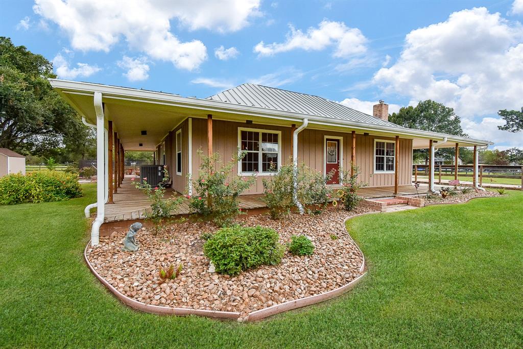 Welcome to this stunning 1-story ranch-style home on +/- 5 acres located in Pattison, TX 77423.