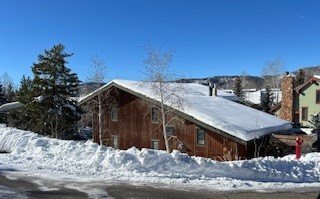 View of snow covered exterior