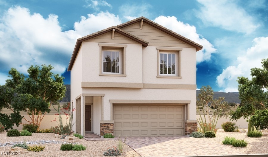 Lantana Plan ~ Elevation B ~ Rendering
