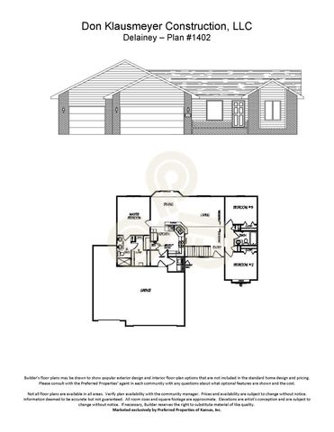 $292,128 | 3566 North Laughlin Ks 67037 | Derby