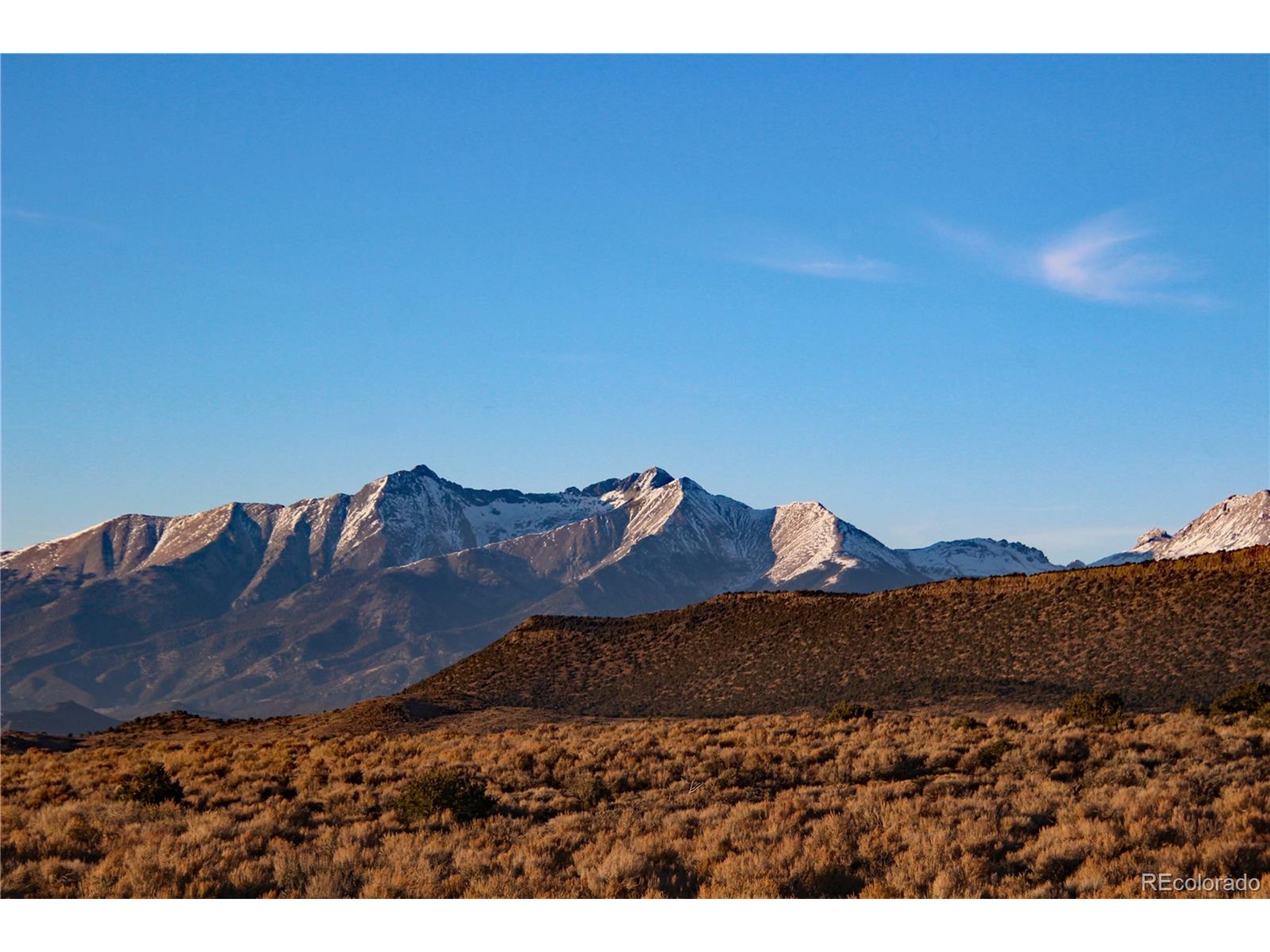 a view of an outdoor space and a mountain view