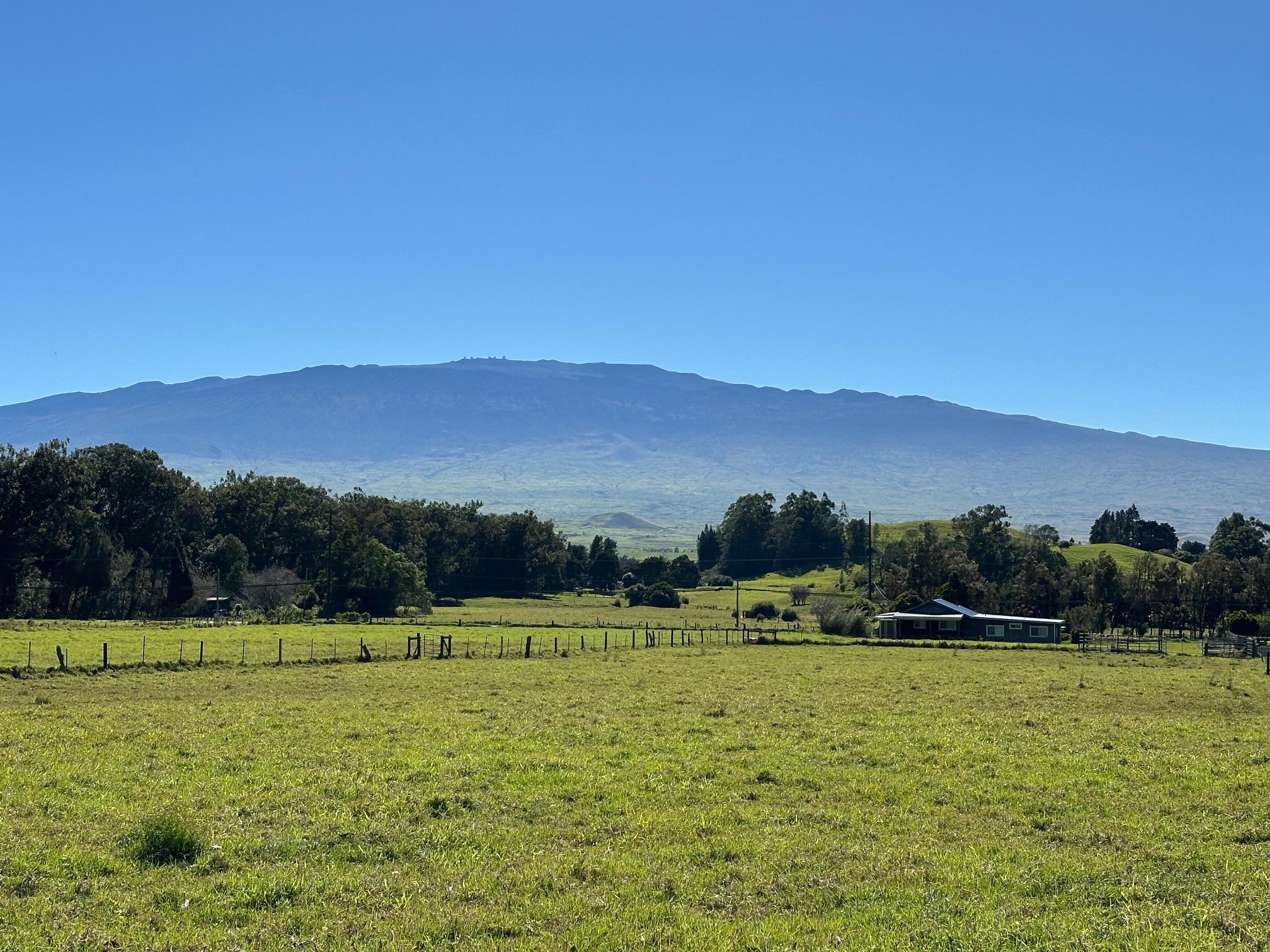 Stellar views of Mauna Kea from everywhere on the property!